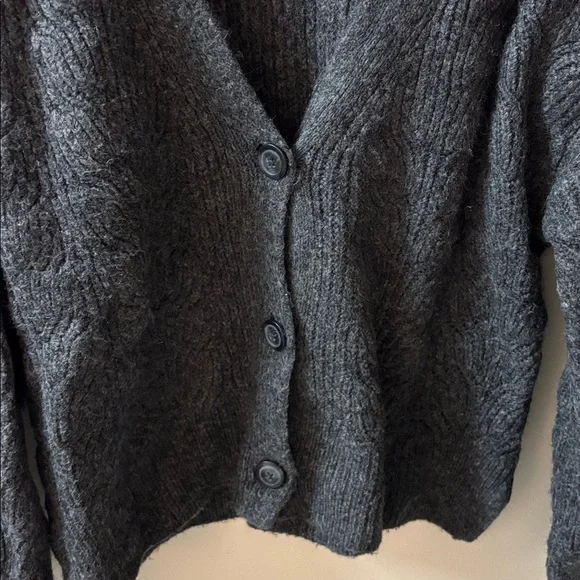 Abercrombie & Fitch Charcoal Cardigan - Picture 3 of 4